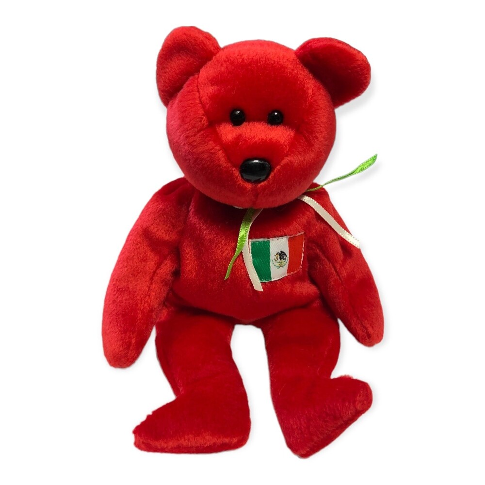 TY Osito The Mexican Bear Retired Vintage Beanie Baby